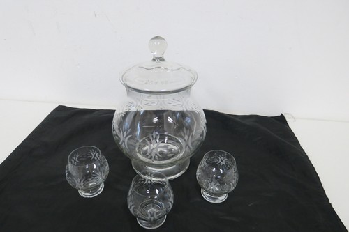 Bowle topf 3 becher - &,