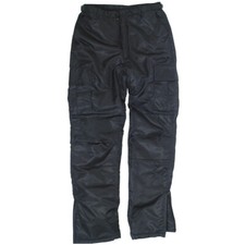 US Thermohose MA1 Nylon schwarz Feldhose Winter gefüttert Army Thermo Hose S-3XL