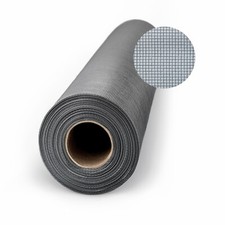 Sonderangebot Insektenschutz Gaze Netz Rollenware Breite 100cm 30 lfm Länge grau