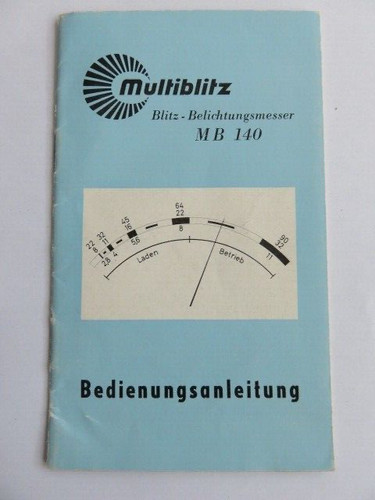 Multiblitz bedienungsanleitung - multiblitz,