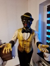 Haus Butler Buttler Bar Kneipe Black Boy Butlerfigur Statue Deko-Figur Werbung