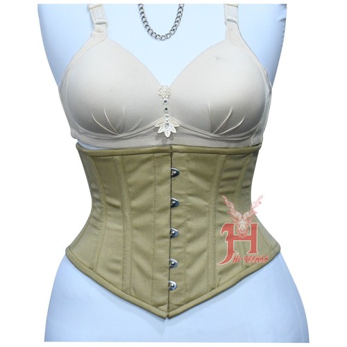 Underbust corset beige cotton - beige,