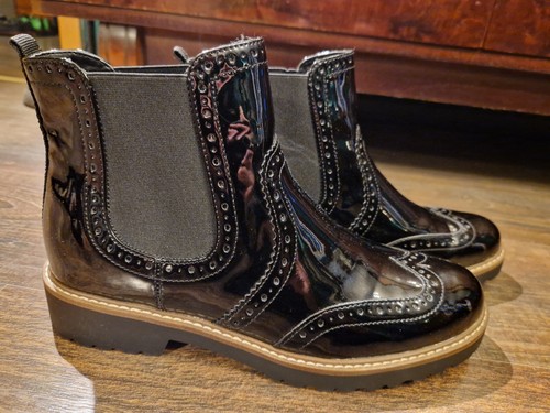 Schwarze chelsea boots - boots,
