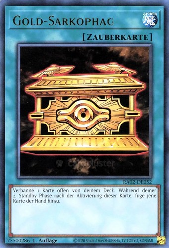 Gold sarkophag - yu, oh!