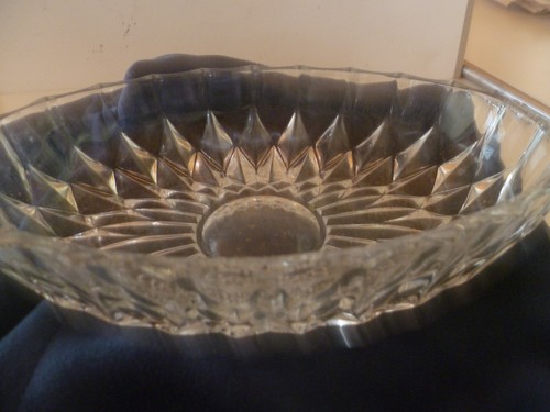Schale glas oval - schale,
