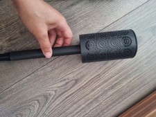 Gartenleuchte Fackel Leuchten LED Solar Schwarz Lampe