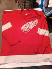 Shirt Trikot Trikot Hockey Vintage 90 CCM Detroit Red Wings USA