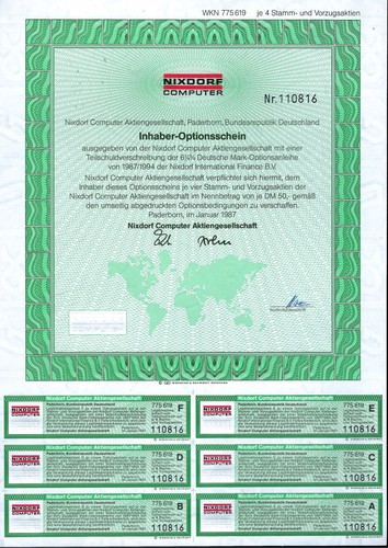 Nixdorf computer - nixdorf, ag