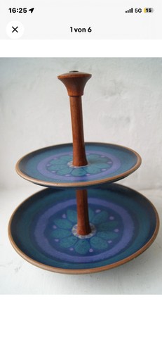 Etagere keramik holz - keramik,,