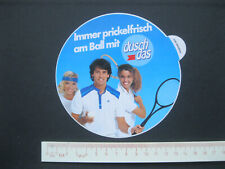 Immer prickelfrisch am Ball mit duschdas Sticker Aufkleber Reklame Werbung 