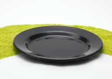 Münder Email Teller schwarz