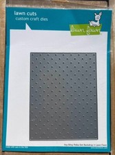Lawn Fawn neue Stanzformen Itsy Bitsy Polka Dot Backdrop,große Hintergrundstanze