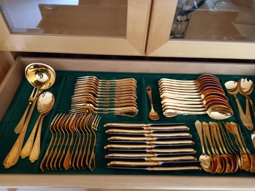 Gold tafelbesteck teile - gold-tafelbesteck, 70