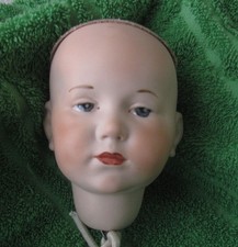 Kopf - Puppenkopf Porzellan  K + R 101  Marie   -  Replik  -   für 40cm Puppe