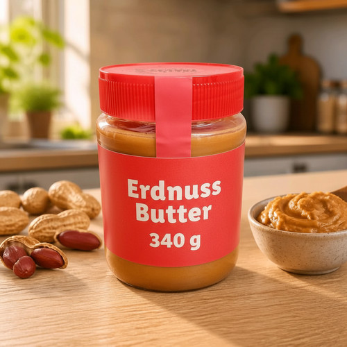 Erdnussbutter mit stücken 340 - stücken,
