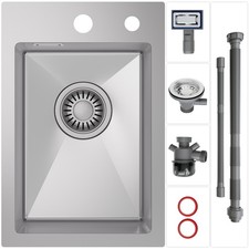 30x45cm Einbauspüle Edelstahl