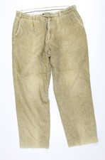 Cedarwood State Herren Beige Cord Chino Hose 38 W 33 L