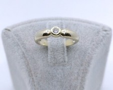 Solitär 585er Goldring mit lupenreinem Brillant - 14 Karat Gold Damenring