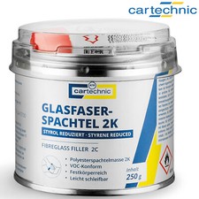 Cartechnic 2K Glasfaserspachtel VOC Spachtel Styrol reduziert mit Härter 250g 