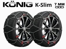 Schneeketten Konig K-Slim 7Mm 205/60R16 Gruppe 95 Homologiert Passaruta Schmal