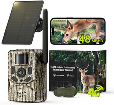 4G LTE Wildkamera Solar 2K HD
