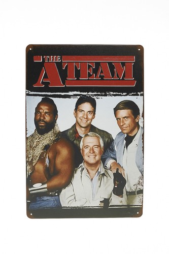Team blechschild kult - a-team, !