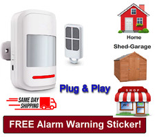 Home-Garage-Office-Shed Easy Wireless Remote Alarm Sicherheit Eingang Bewegungssensor