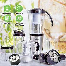 9in1 Multifunktion Standmixer Edelstahl Elektrischer Smoothie Maker Entsafter