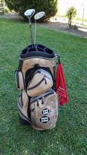 gebrauchtes Golfbag mit 2 Holzschläger, Ping G2 und Wilson Pro Staff Nr. 7