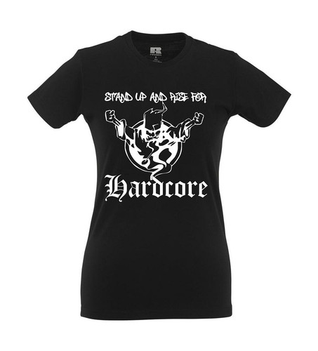 Hardcore wizard girlie shirt - girlie,