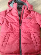 Tolle Jungen Winterjacke von C&A Größe 116/122, Rot mit Kapuze