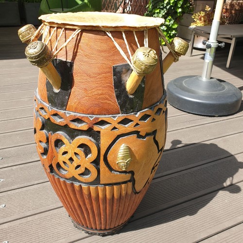 Afrikanische trommel kpanlogo - trommel,