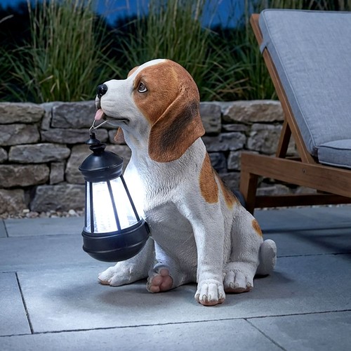 Solarleuchte solarlampe hund - solarleuchte,