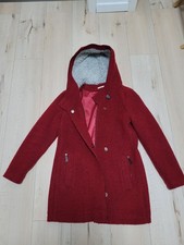Esprit Wollmantel Mantel, Jacke, Rot, Gr. 34 36, XS, S