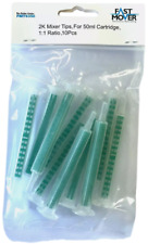 1x Fast Mover FMT6350 2K Mischspitzen 2 Teil Düsen 10 Stück für 50ml Kartusche 1:1