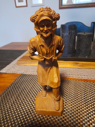 Alte holzfigur bauer bei - alte,