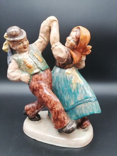Alte keramik figur - alte, tanzendes