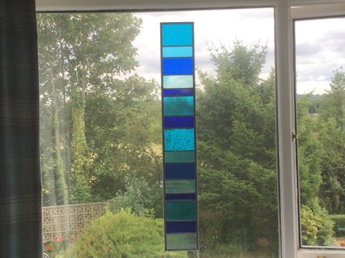 Glasmalerei gartenskulptur - glasmalerei,