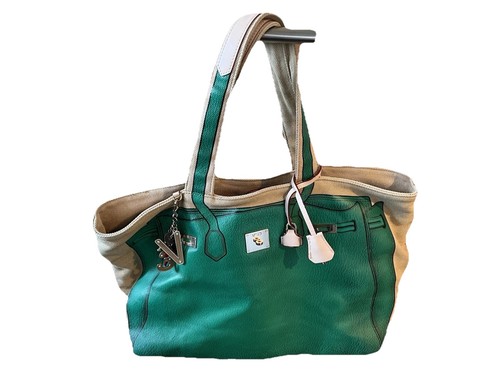 V73 shopper handtasche grün - v73,
