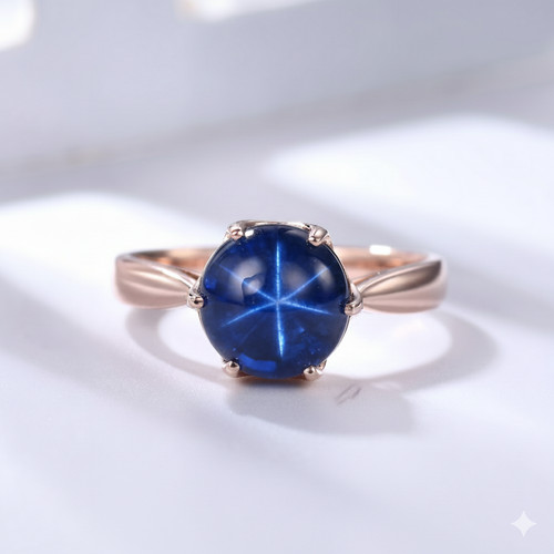 Blauer lindy stern saphir ring - lindy,