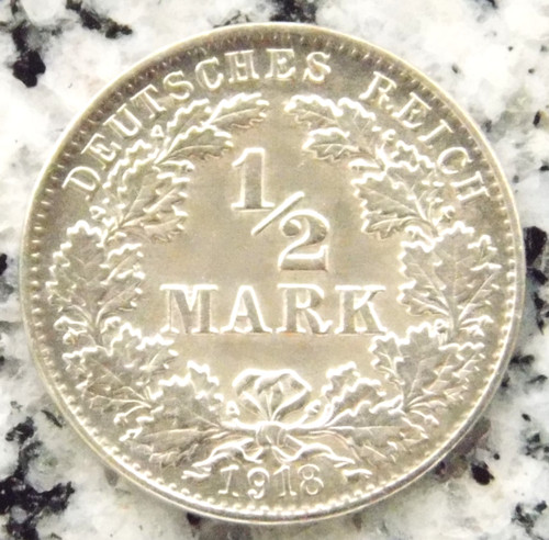 Mark 1918 j silber - 1918,