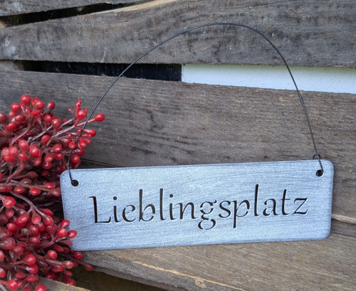 Kleines dekoschild weiß - ❤️kleines,