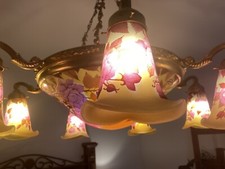 Emile Galle Art Lampe