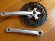 Kurbel FORGE CPI3 CPI SQS 175mm Kurbelgarnitur dreifach - Crank Set RETRO MTB