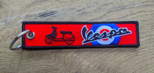 Vespa schlüsselanhänger rot - vespa,