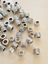 10 Großloch Ornament Perlen