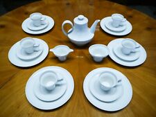 KPM Berlin Mokkaservice  Pers.6 Griemert Schütz Kreis Teller Espresso Modern 