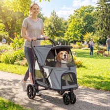 Pawhut hundewagen faltbar - pawhut,