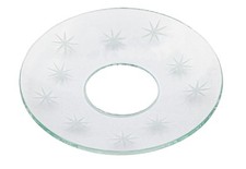 Glas-Kerzenmanschette