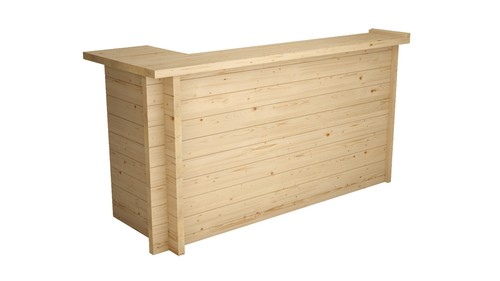 Bar für gartenhaus 200x75 - gartenhaus, cm
